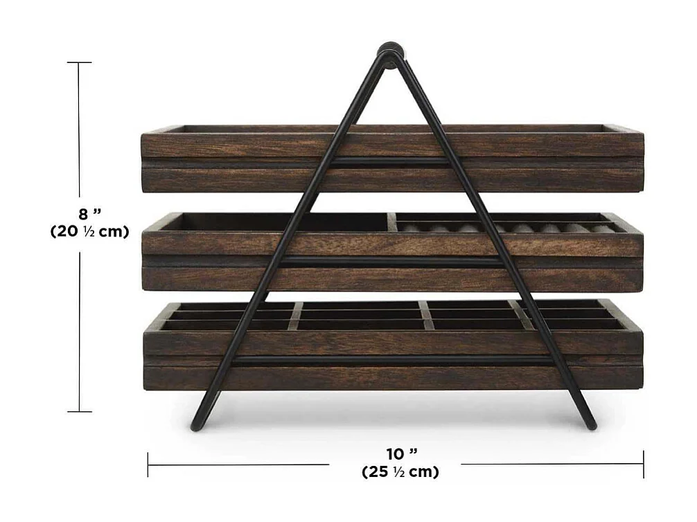 Joyero Cesta pequeña 3 cajones