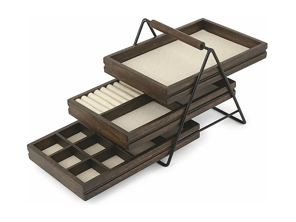 Joyero Cesta pequeña 3 cajones