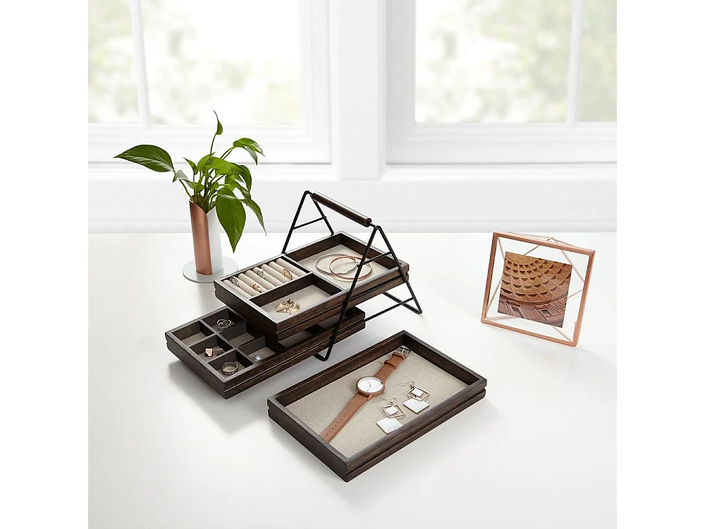 Joyero Cesta pequeña 3 cajones