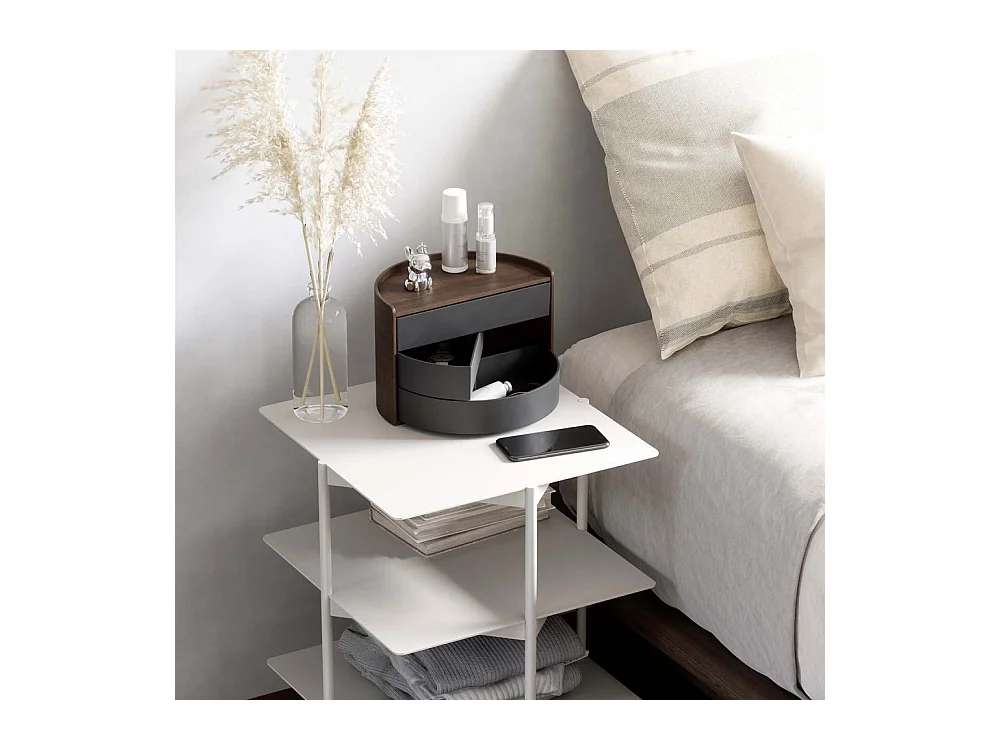 Boite à bijoux en bois ronde Moona