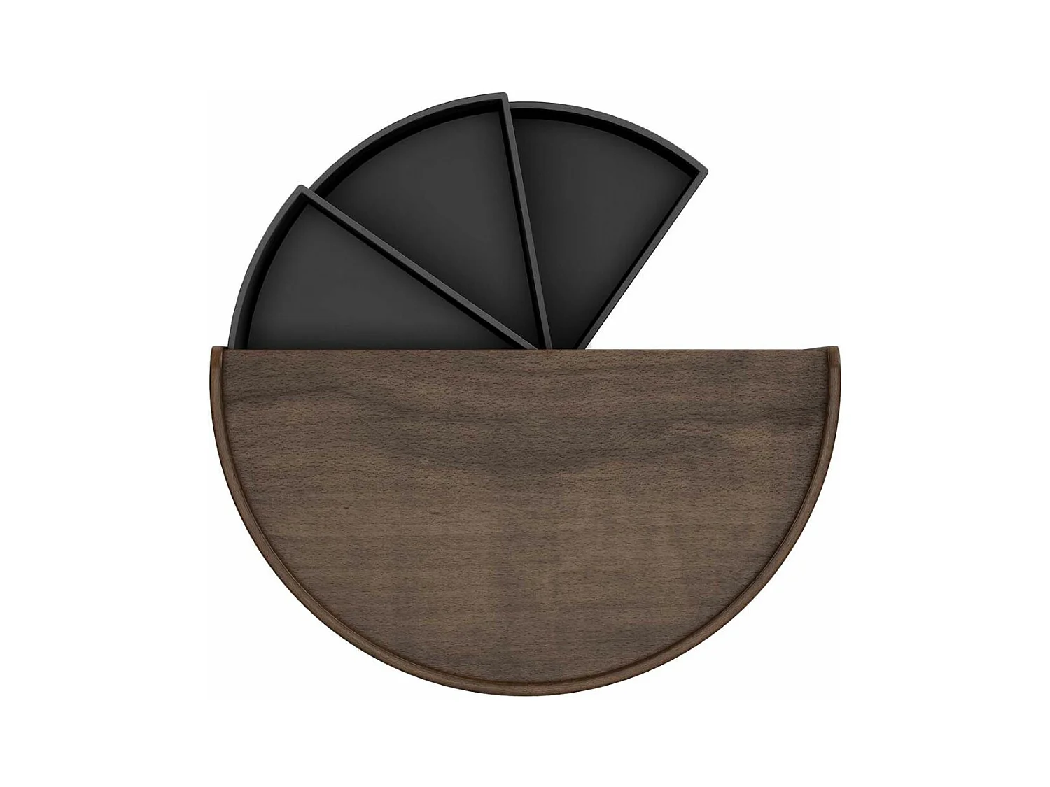 Boite à bijoux en bois ronde Moona