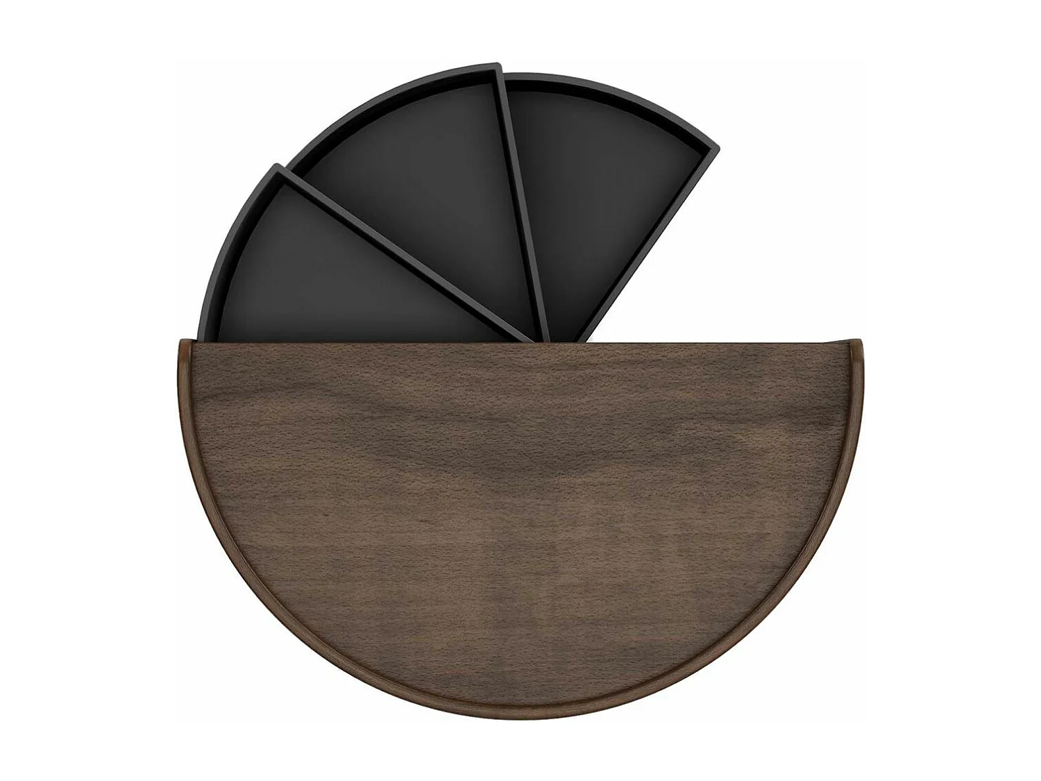 Boite à bijoux en bois ronde Moona