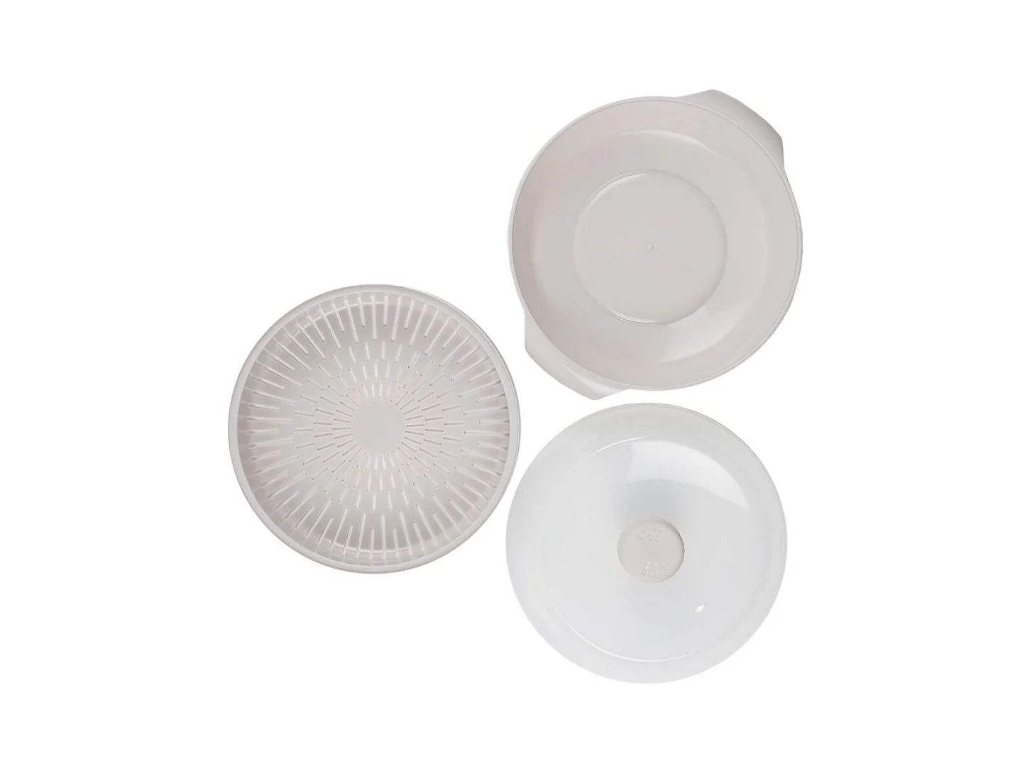 Cuit-vapeur à 2 étages spécial micro-ondes 2.4L Fuschia