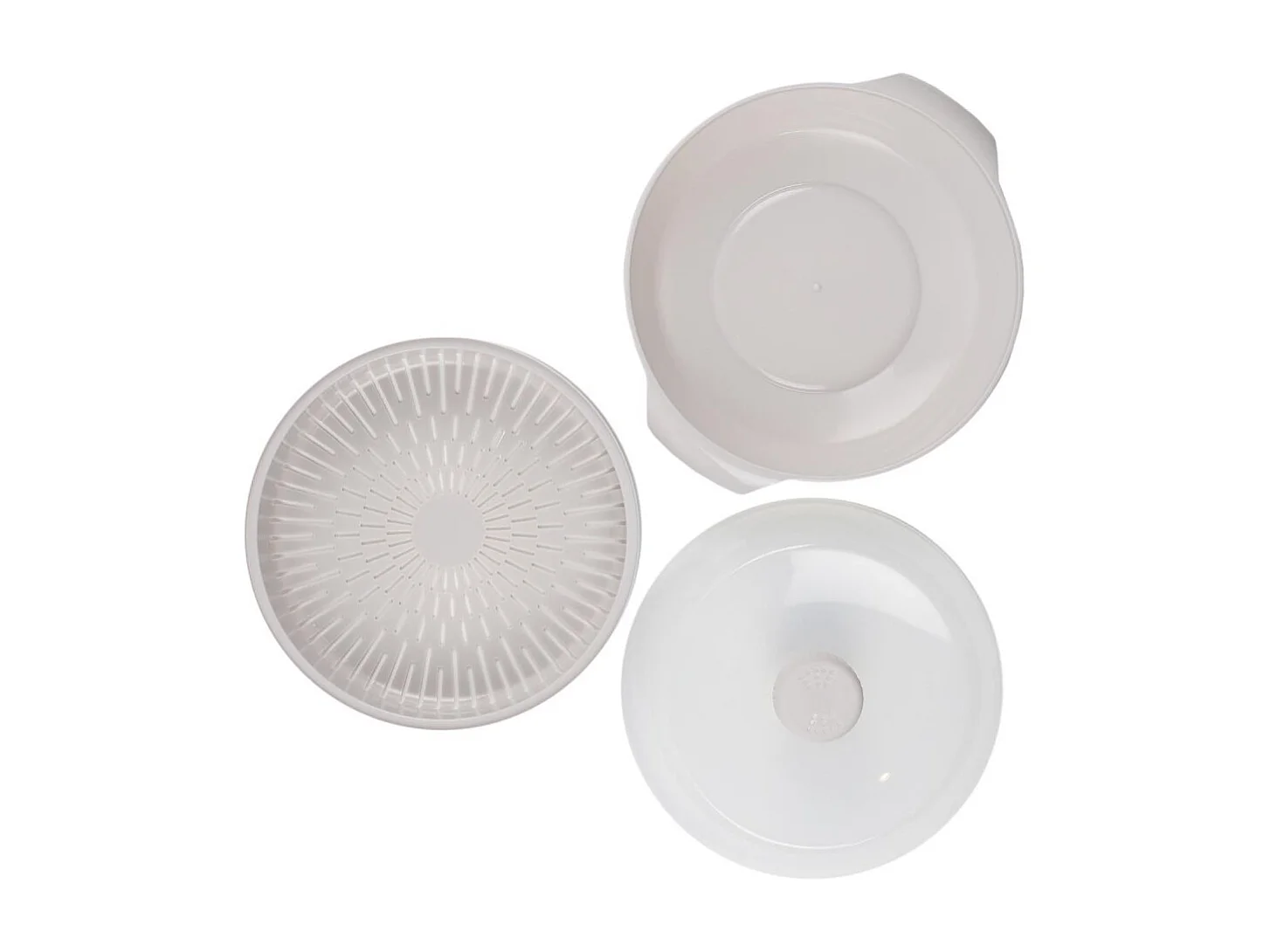 Cuit-vapeur à 2 étages spécial micro-ondes 2.4L Fuschia