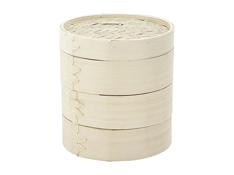 Damfgarer aus Bambus mit 3 Ebenen