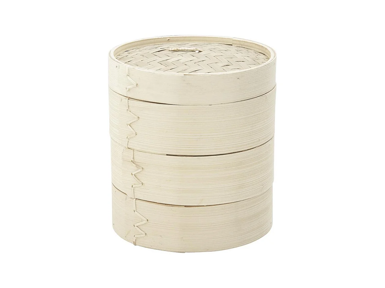 Damfgarer aus Bambus mit 3 Ebenen