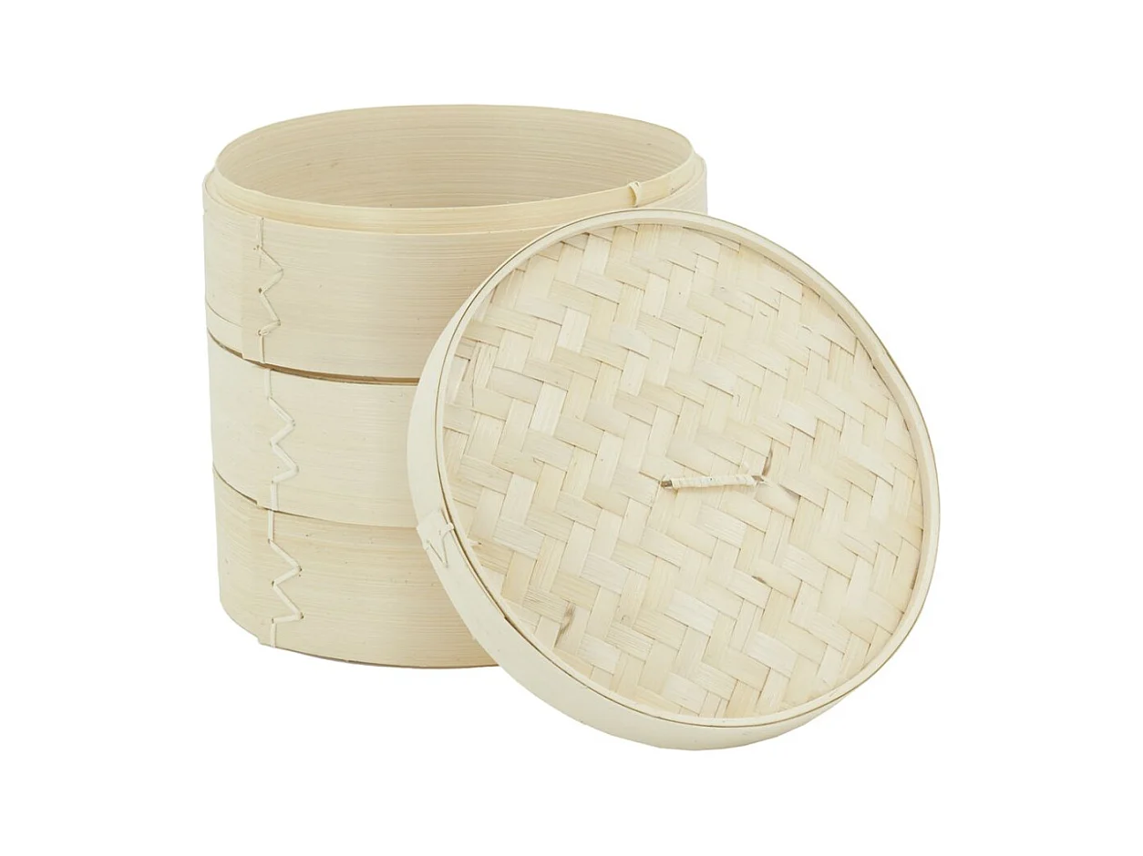 Damfgarer aus Bambus mit 3 Ebenen