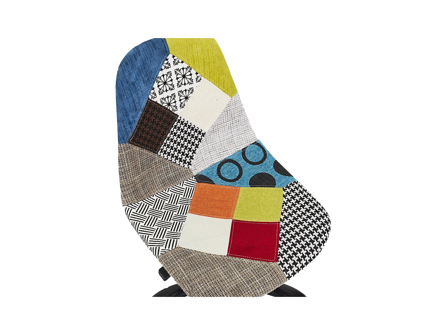 Chaise De Bureau Patchwork - Lot De 2 Multicolore