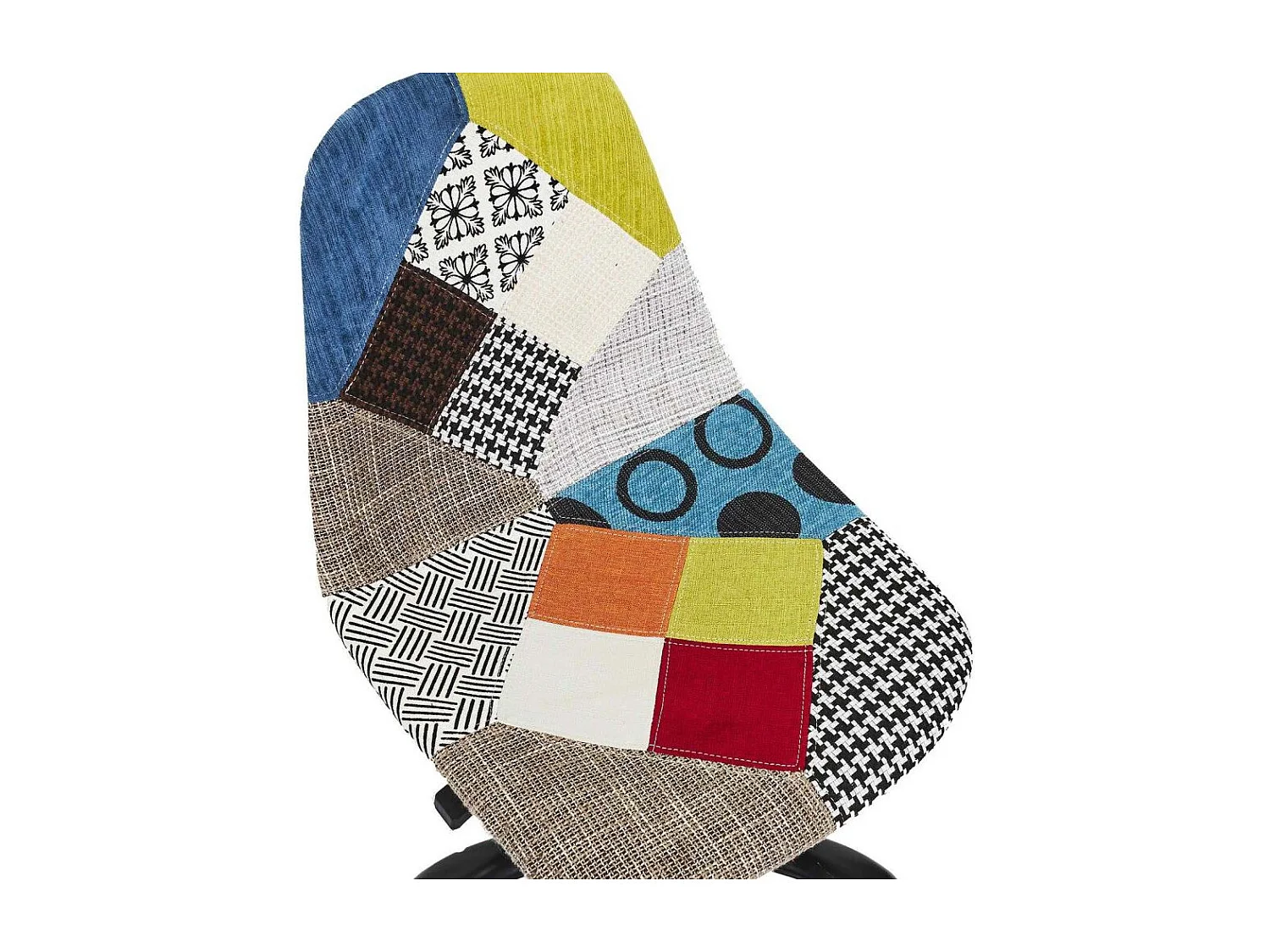 Chaise De Bureau Patchwork - Lot De 2 Multicolore