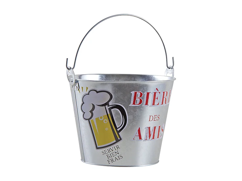 Seau à bière des amis avec décapsuleur