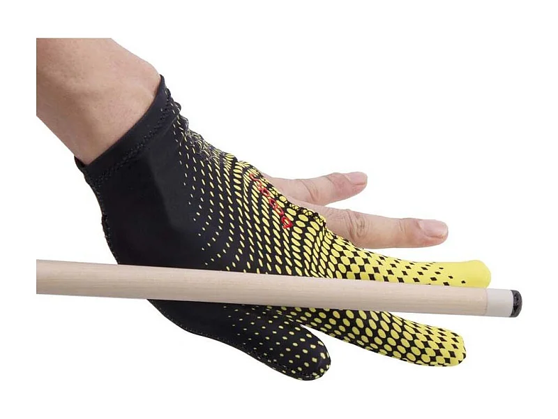 Gant de Billard Unisexe en Lycra "Polma" 20cm Jaune