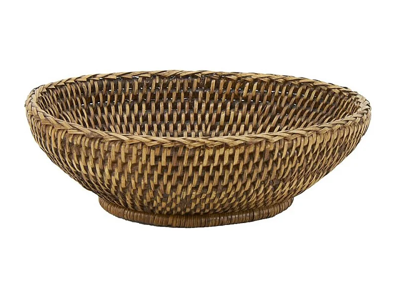 Corbeille ovale à pain en rotin