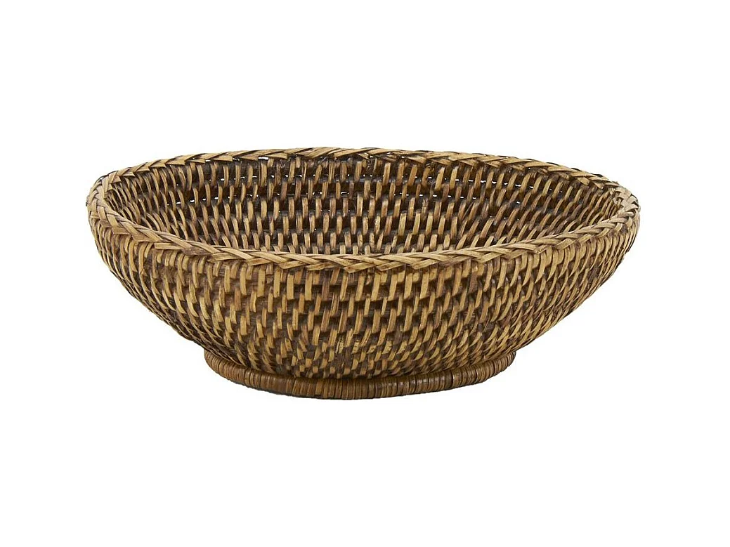 Corbeille ovale à pain en rotin