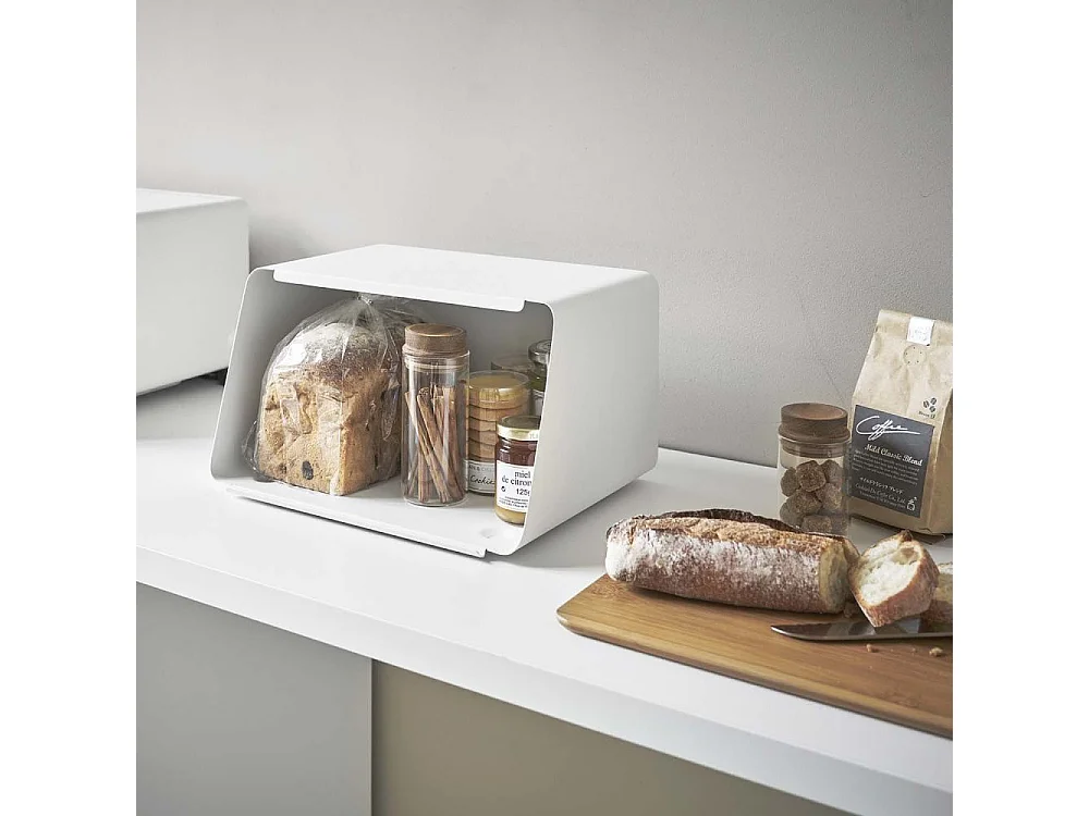 Panera de acero y bambú Pan de torre