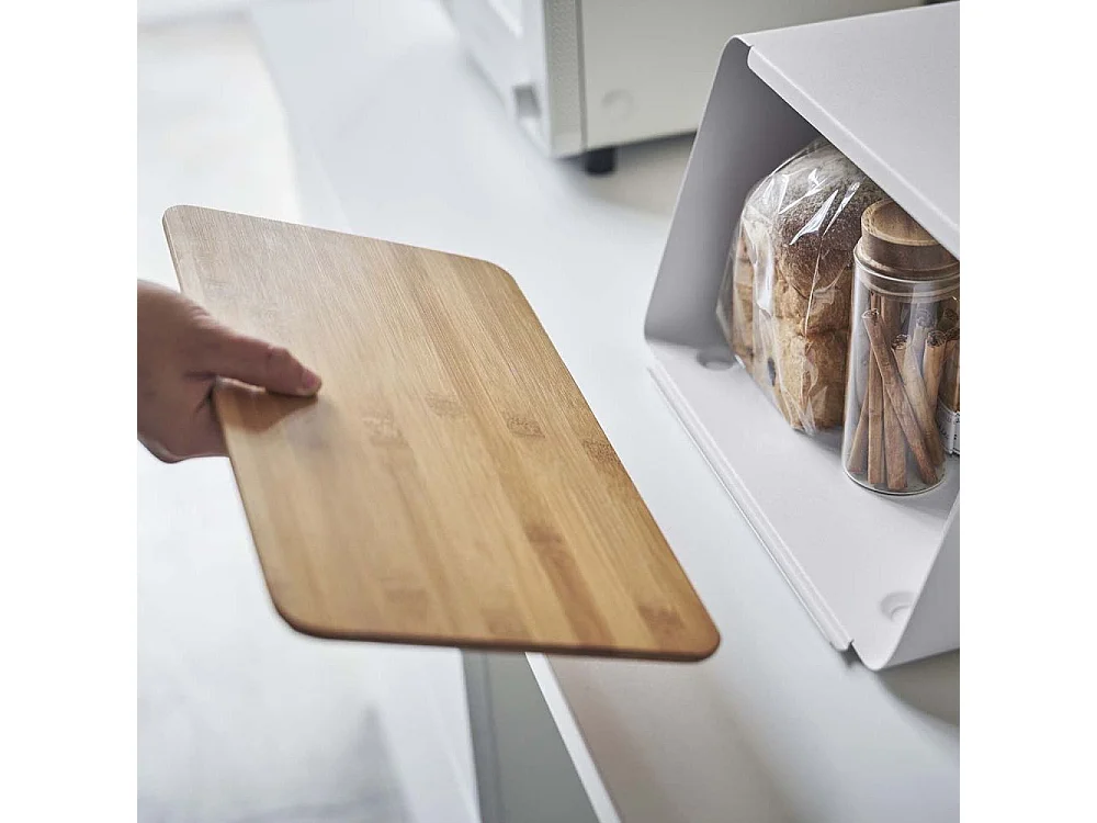 Panera de acero y bambú Pan de torre