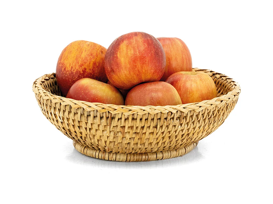 Corbeille ovale à pain en rotin