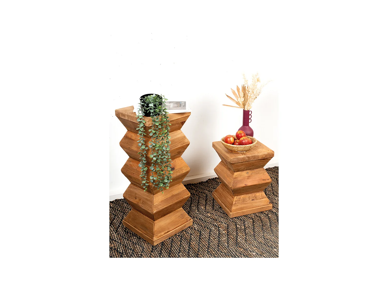 Corbeille ovale à pain en rotin