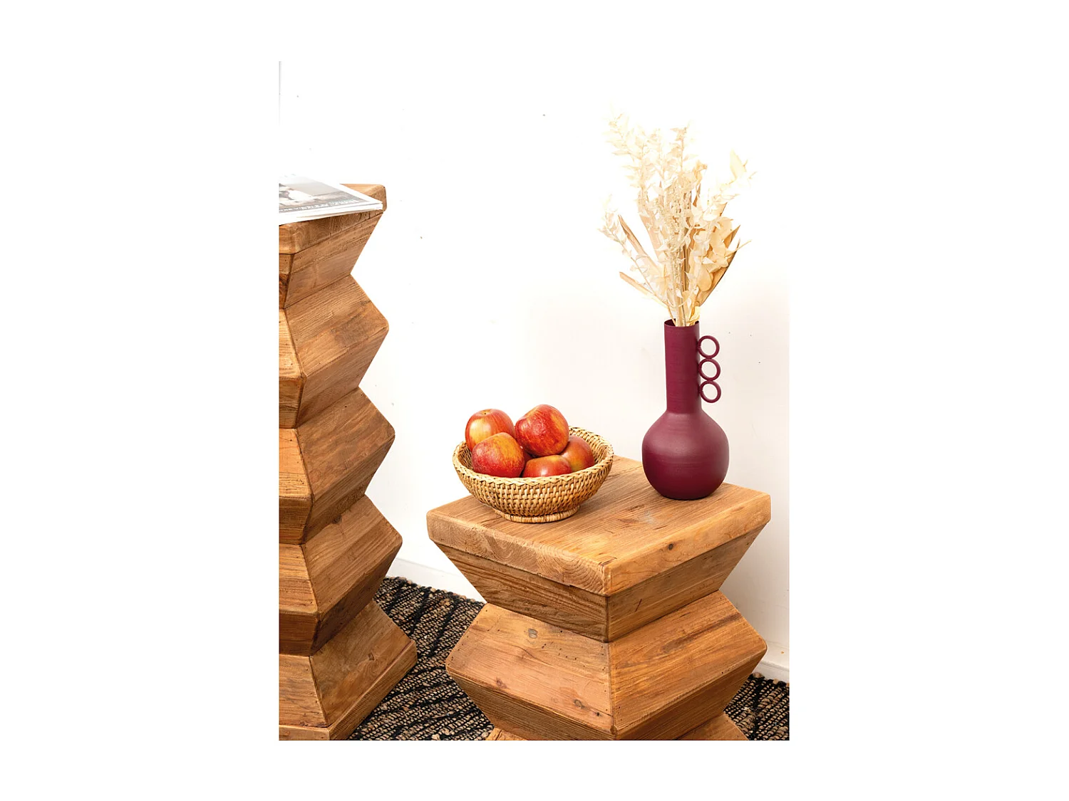 Corbeille ovale à pain en rotin