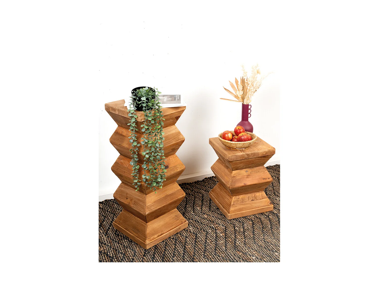 Corbeille ovale à pain en rotin