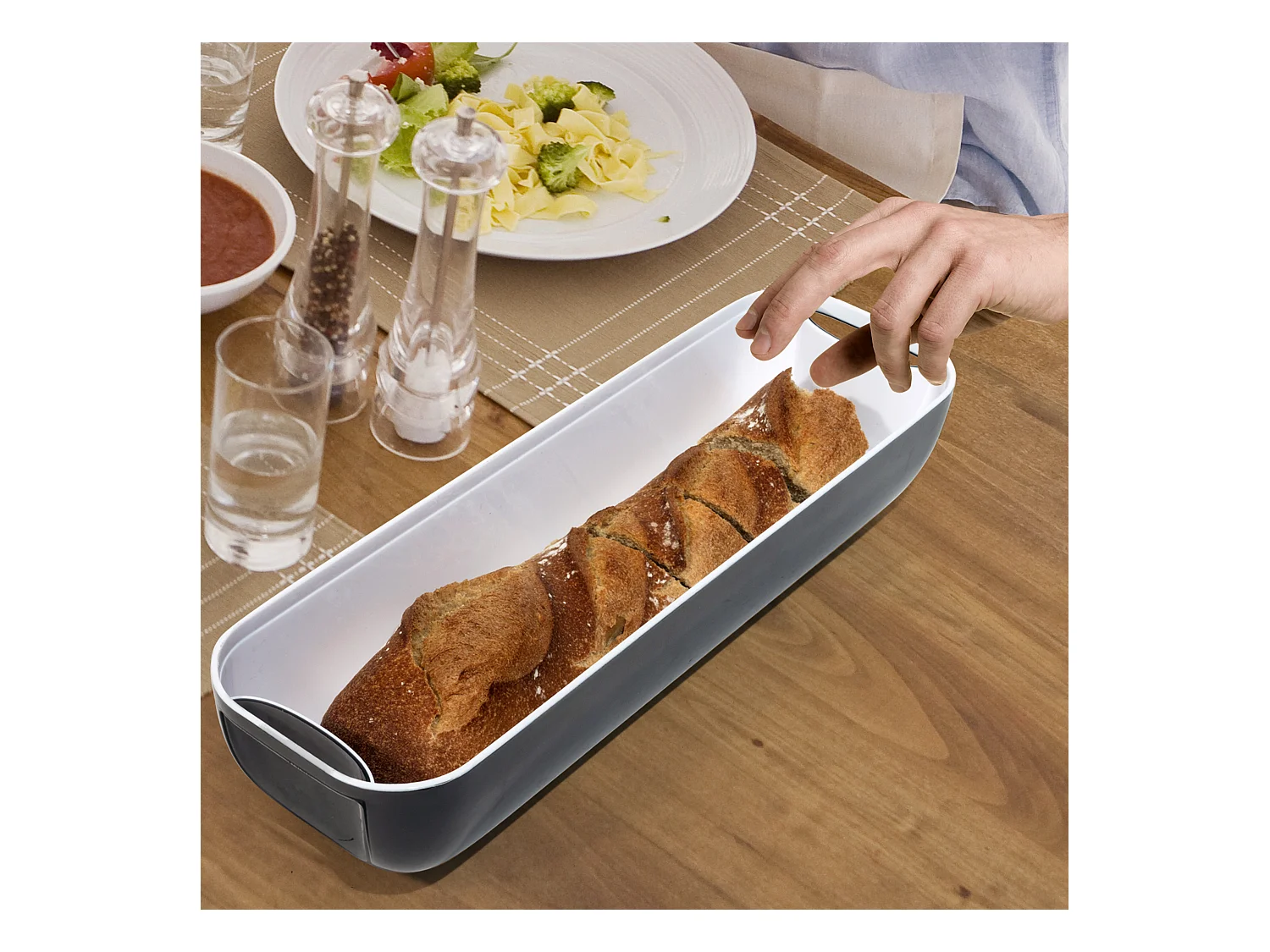 Corbeille Et Planche A Pain 3en1 Avec Couteau