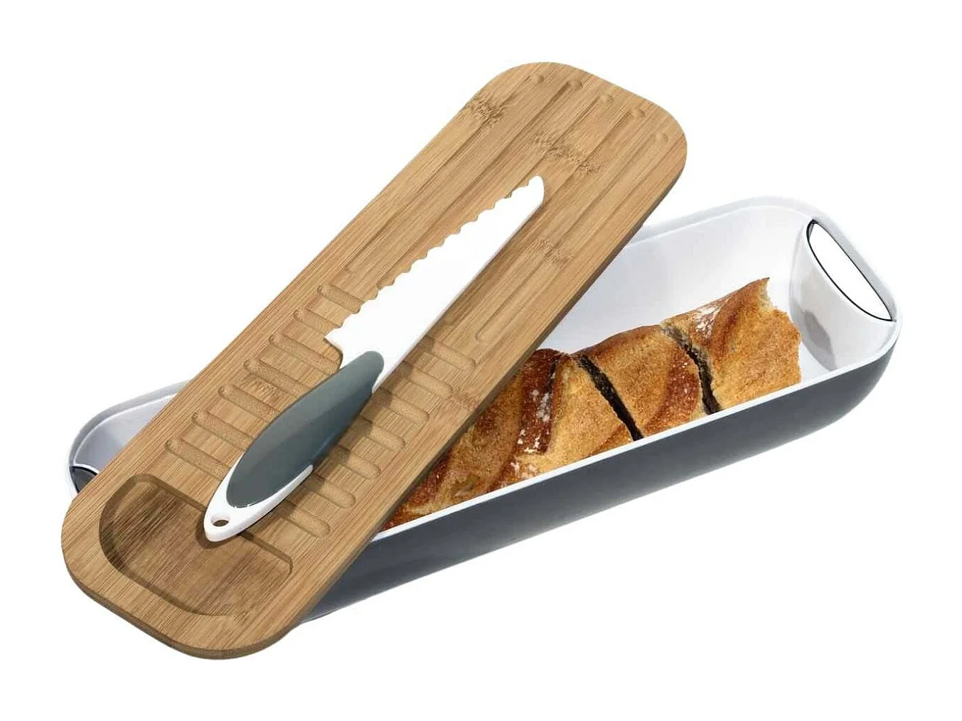 Corbeille Et Planche A Pain 3en1 Avec Couteau