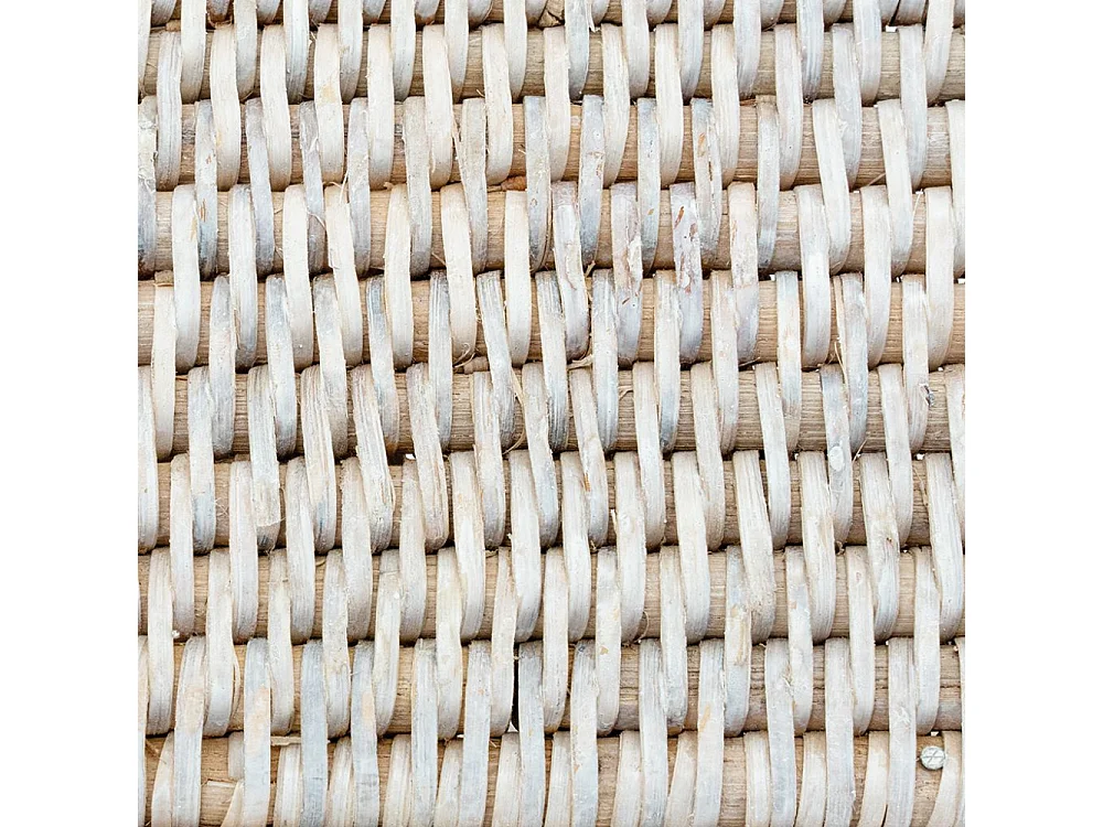 Cestino per il pane in rattan bianco