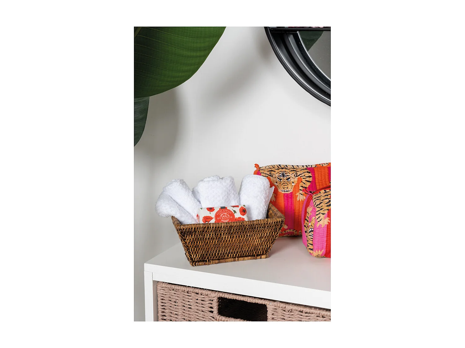 Corbeille rectangulaire en rotin Banneton