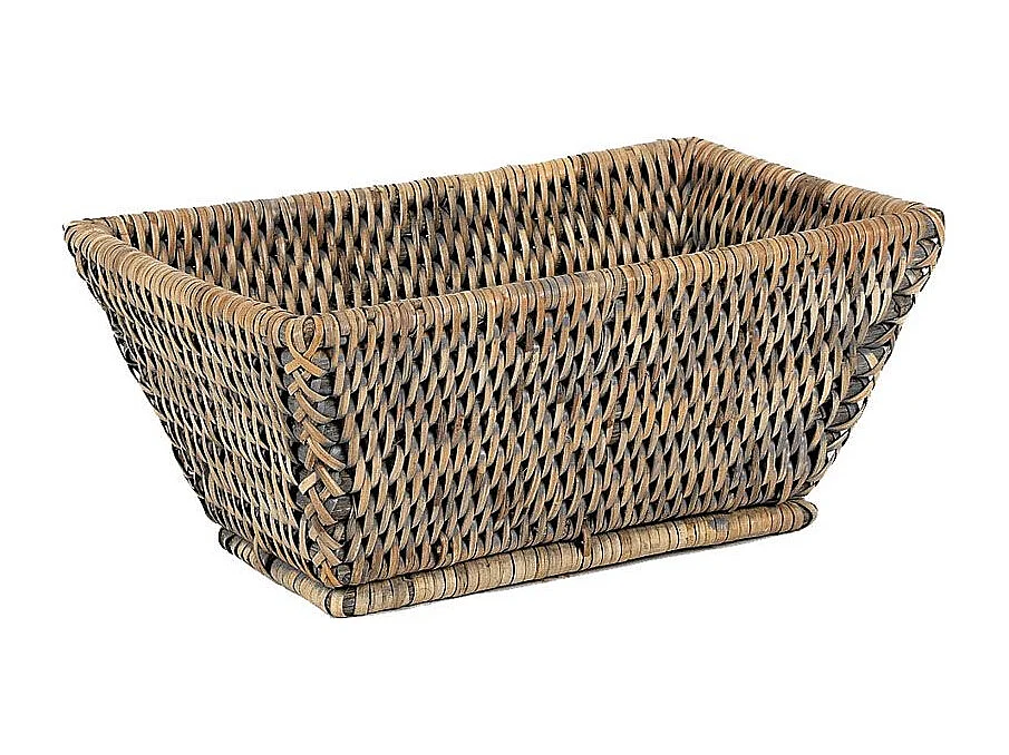 Corbeille rectangulaire en rotin Banneton