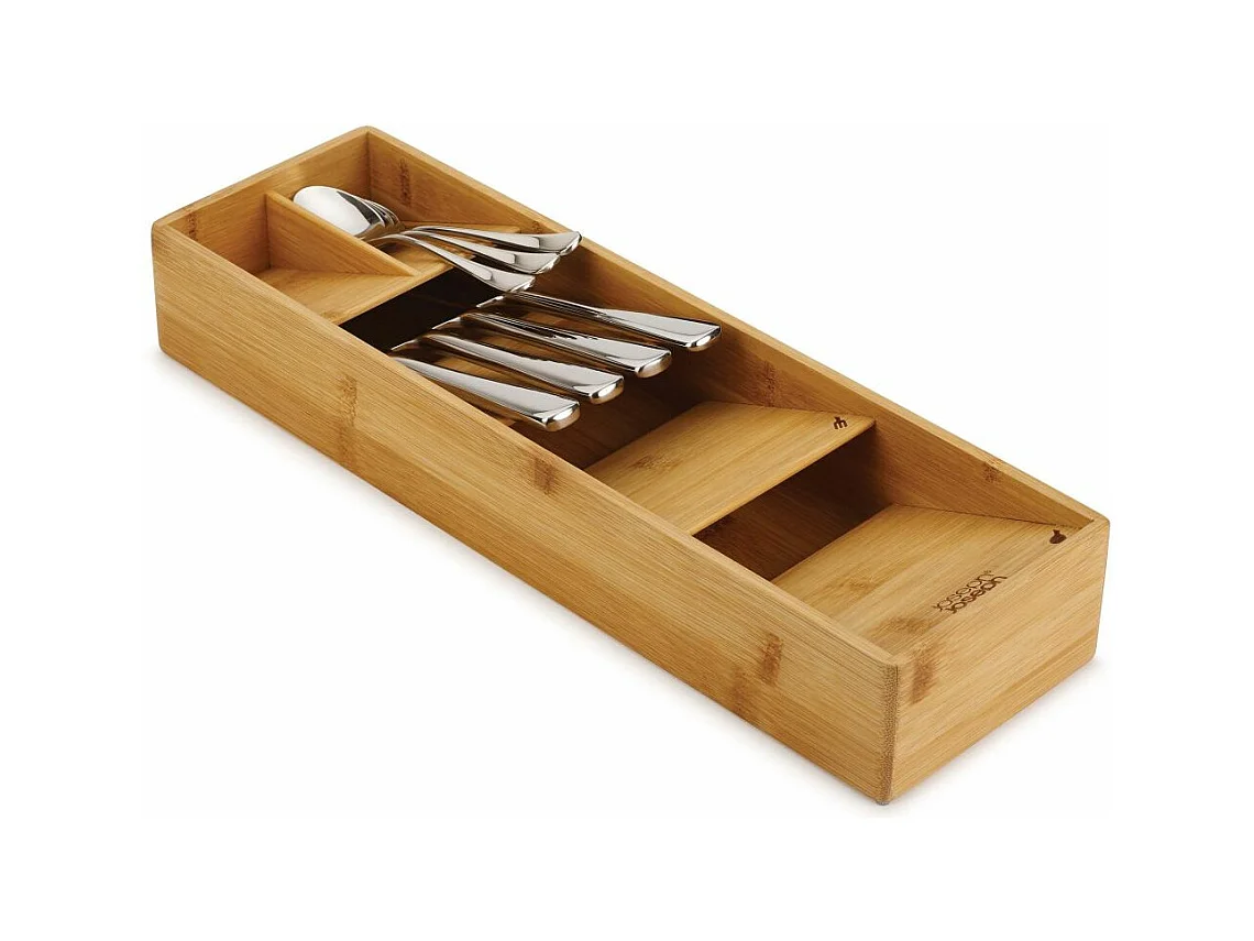 Cubiertos compactos de bambú DrawerStore