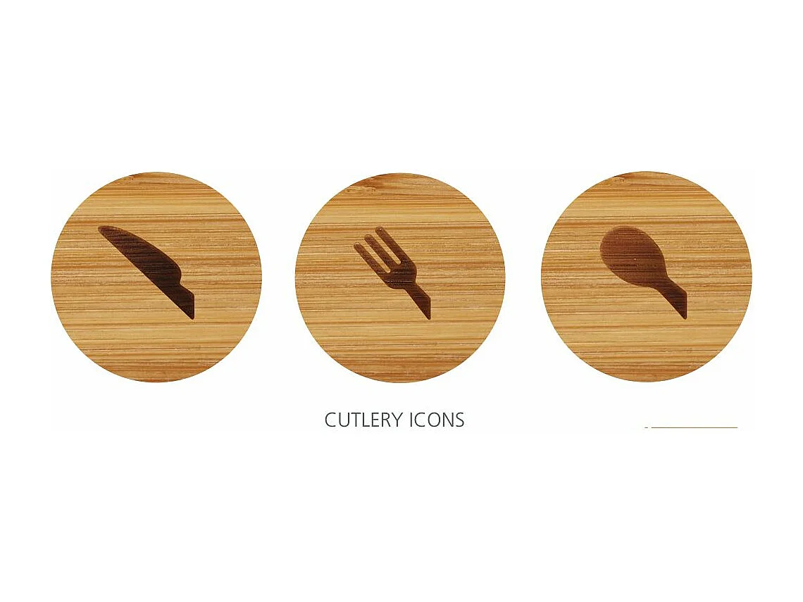 CassettoStore Portaposate compatto in bambù