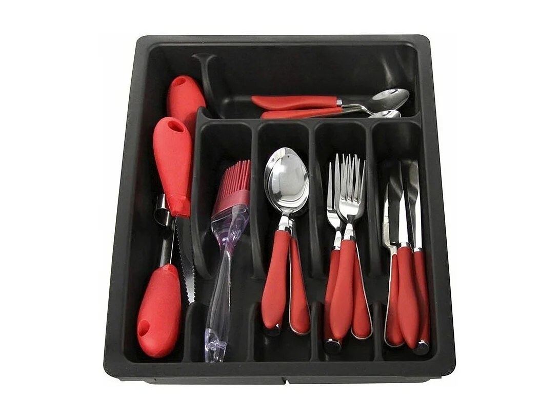 Range couverts ajustable en plastique