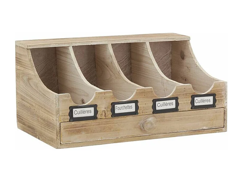 Bistrobesteckkasten aus gealtertem Holz