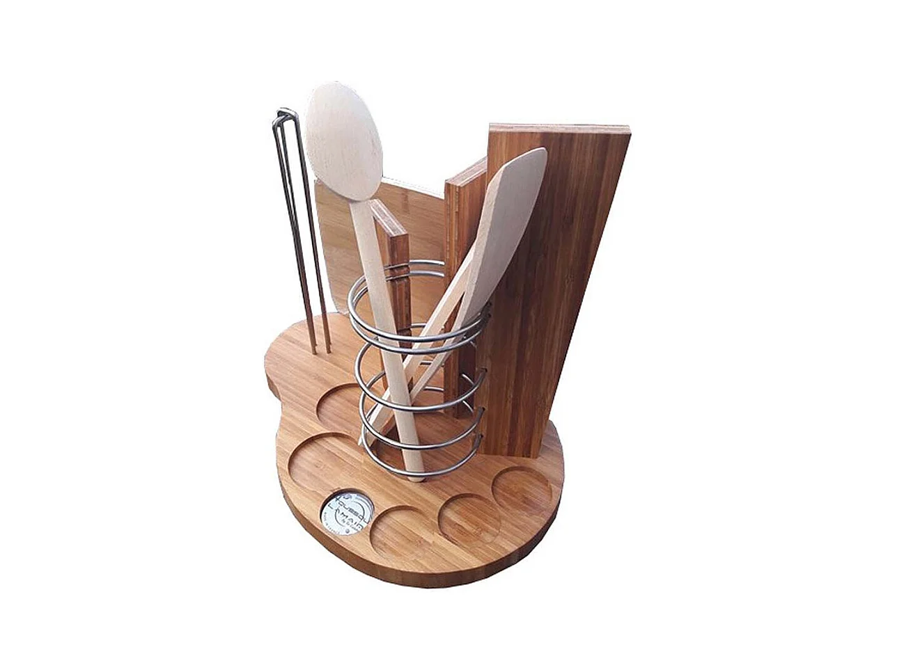 Support à ustensiles en bambou Toussoulamain