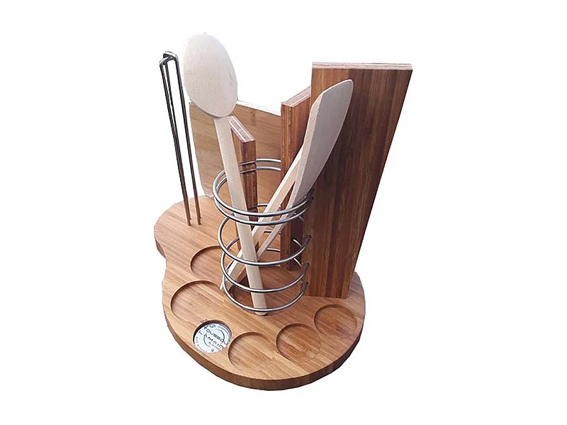 Utensilienhalter aus Bambus Toussoulamain