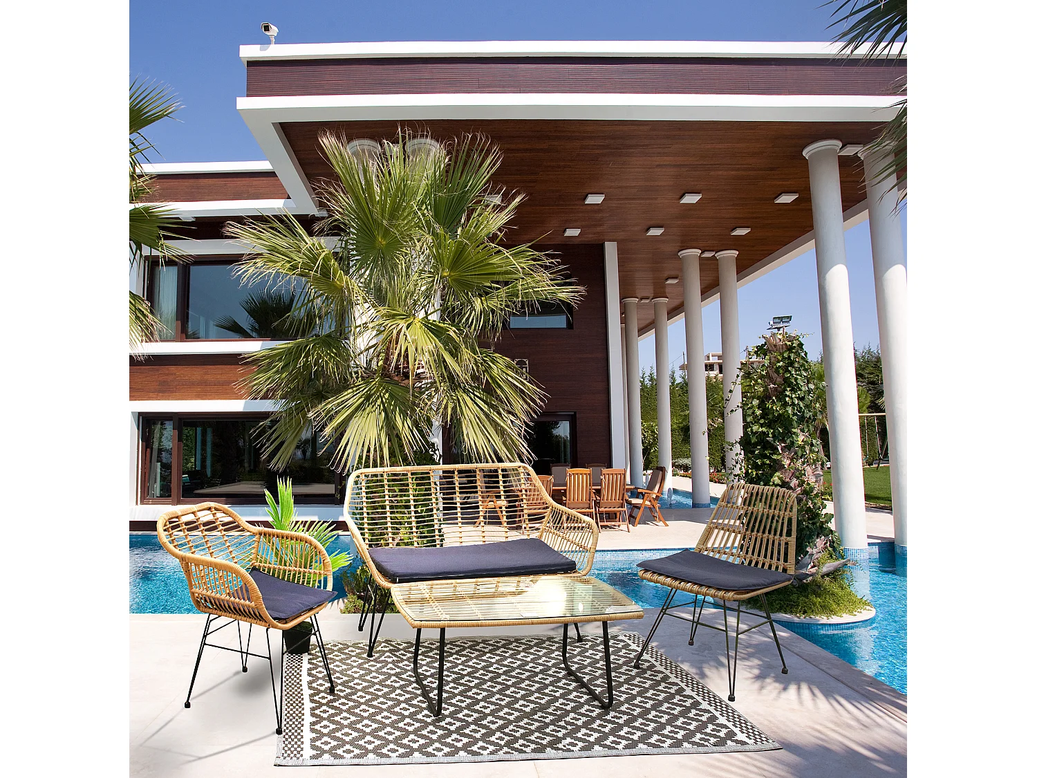 Table Basse Surabaya Natur Marron