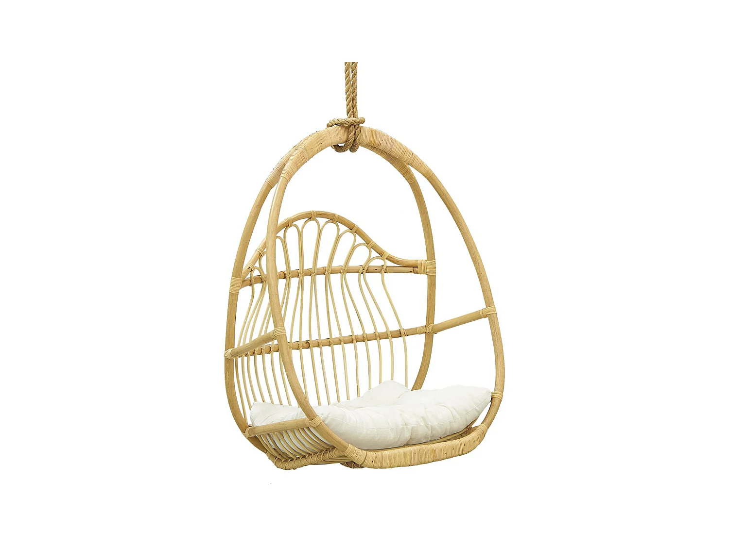 Balancelle canne en rotin