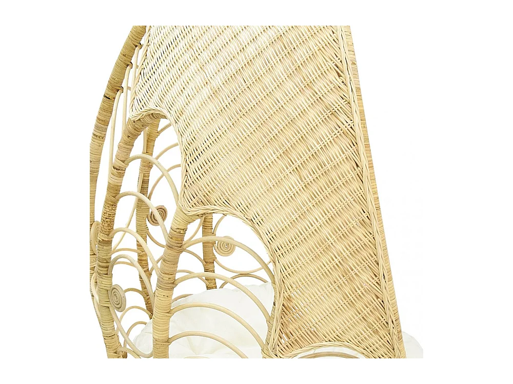 Balancelle ovale en moelle de rotin