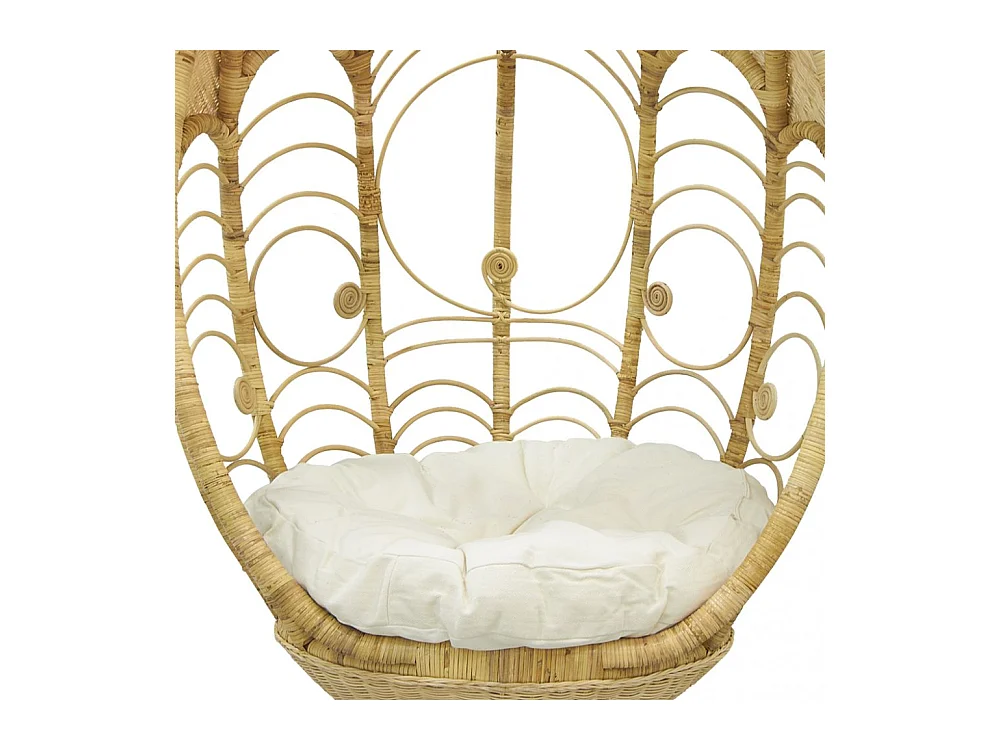 Balancelle ovale en moelle de rotin