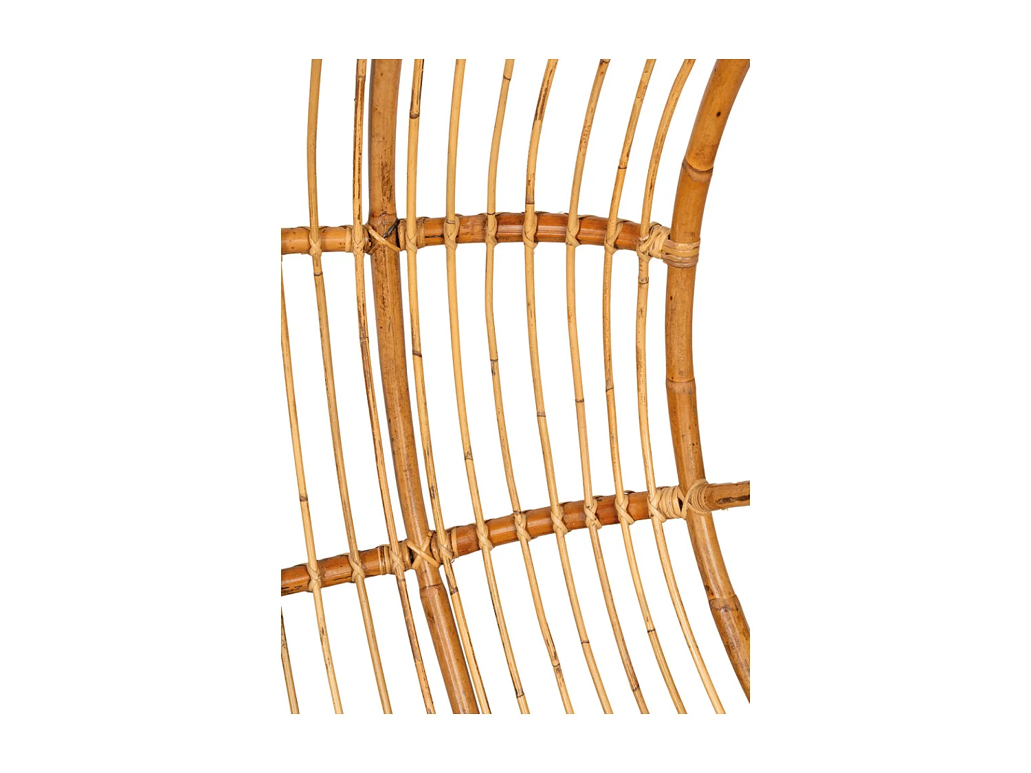 Balancelle en rotin à suspendre avec coussin