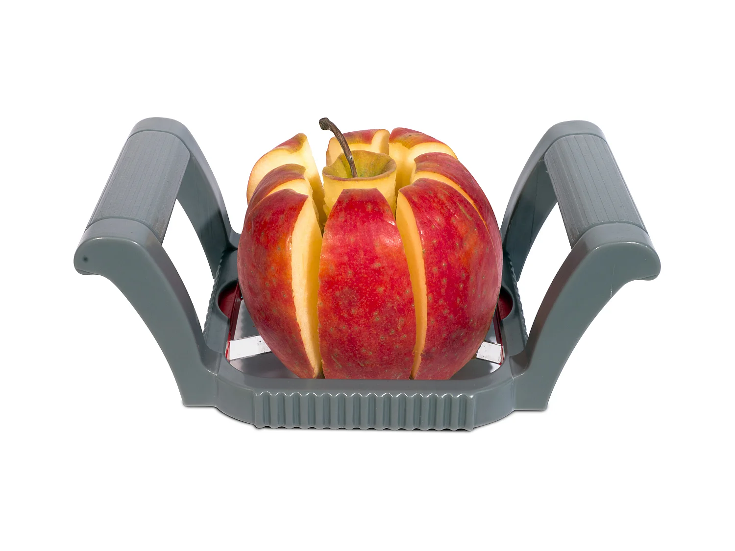 Coupe Frites Et Pommes 3 Lames Gris, Jaune, Vert, Rouge