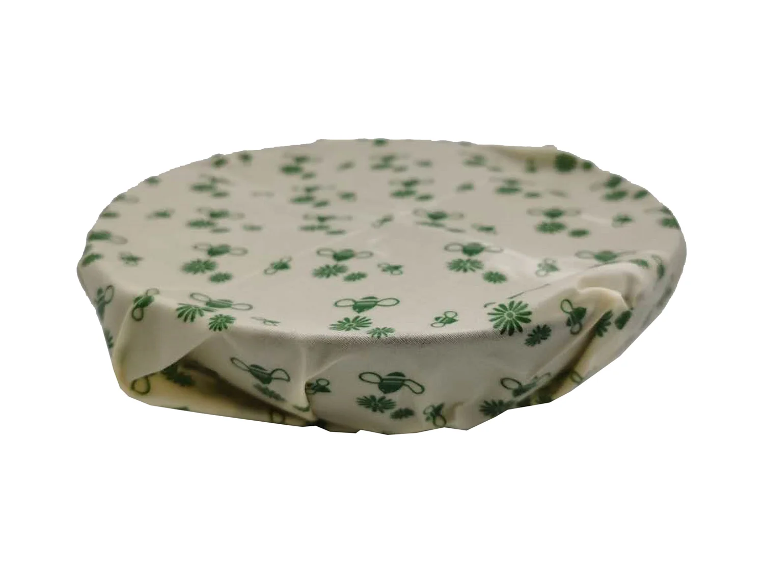 Emballage Alimentaire Cire Abeille X3 Vert, Beige