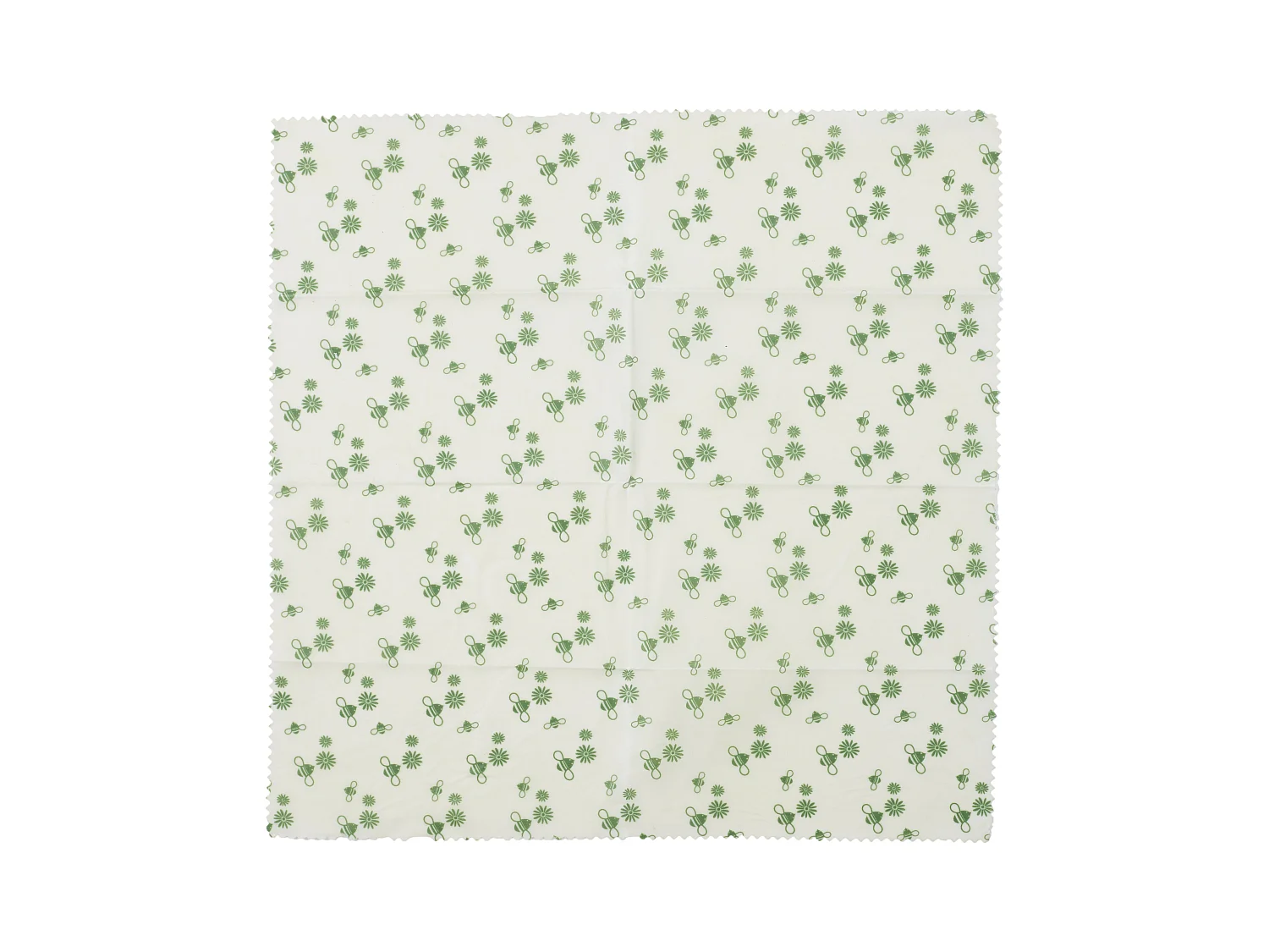 Emballage Alimentaire Cire Abeille X3 Vert, Beige