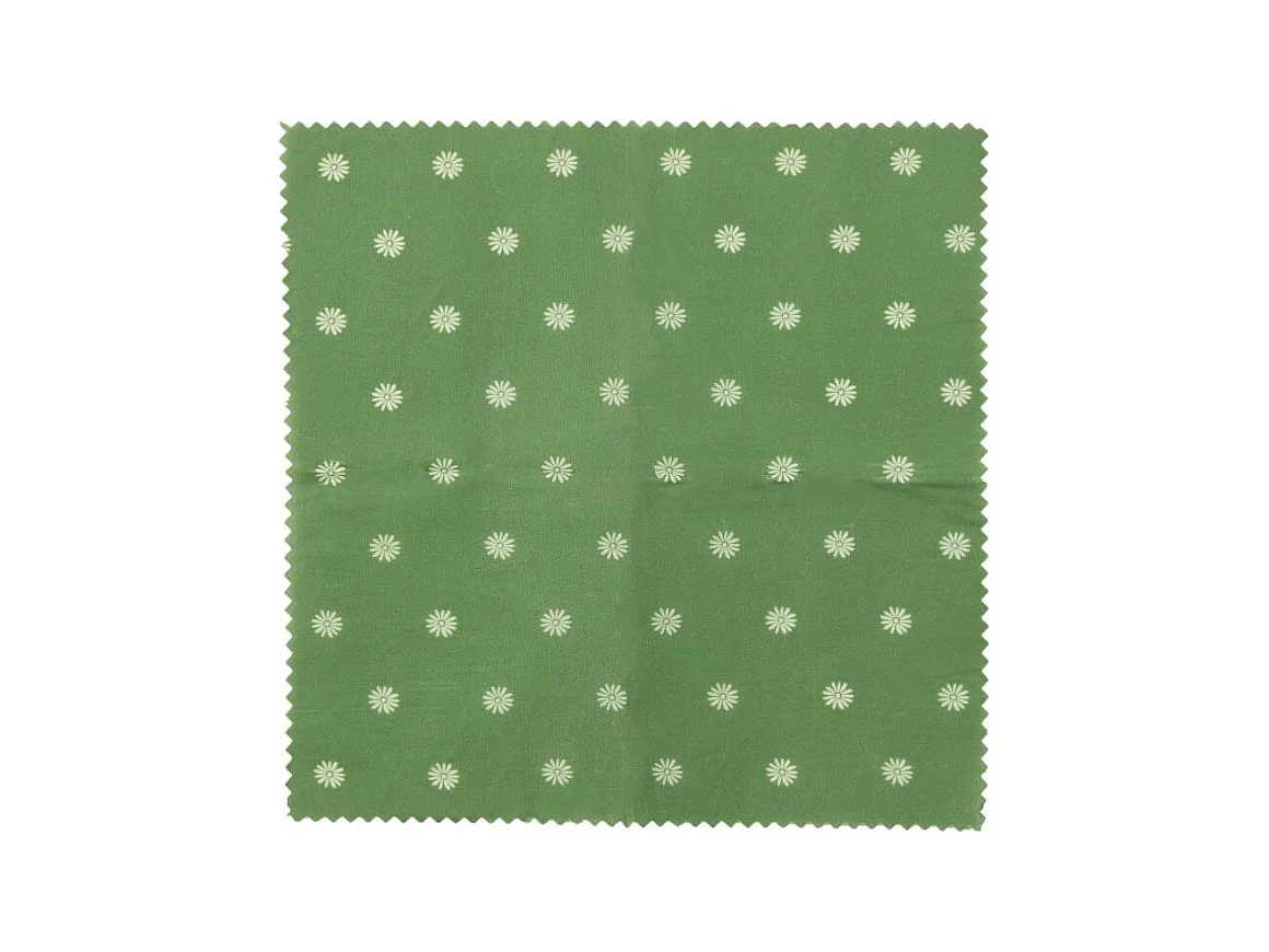 Emballage Alimentaire Cire Abeille X3 Vert, Beige