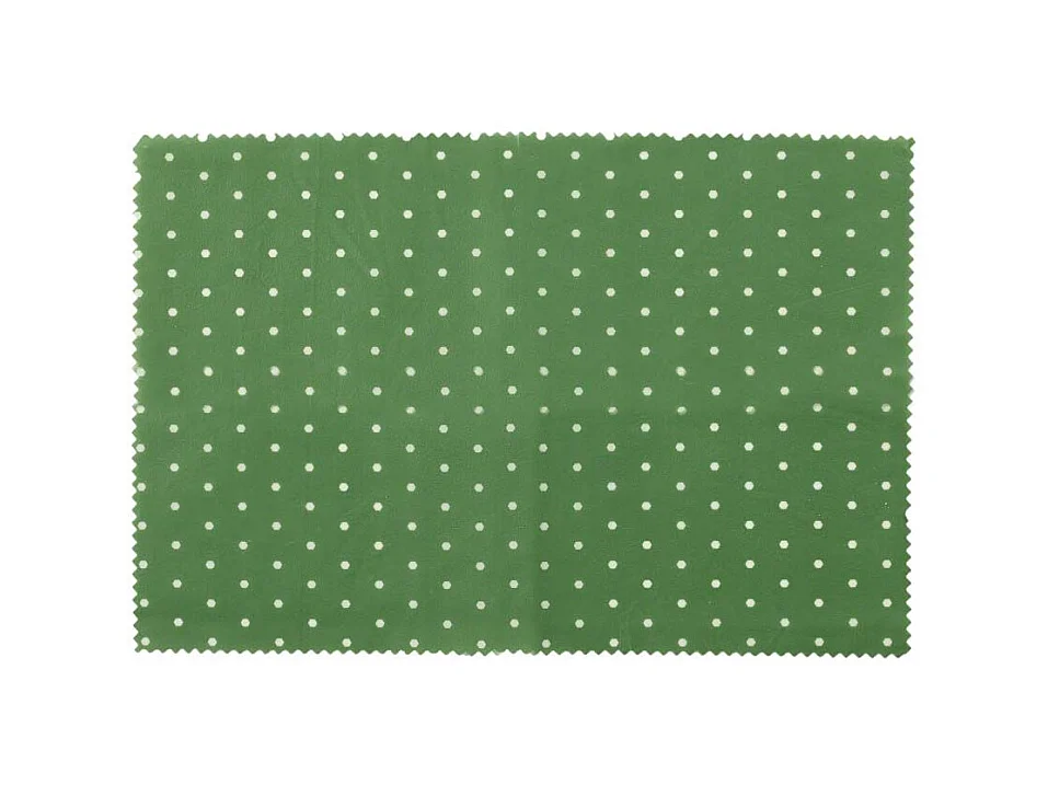 Emballage Alimentaire Cire Abeille X3 Vert, Beige