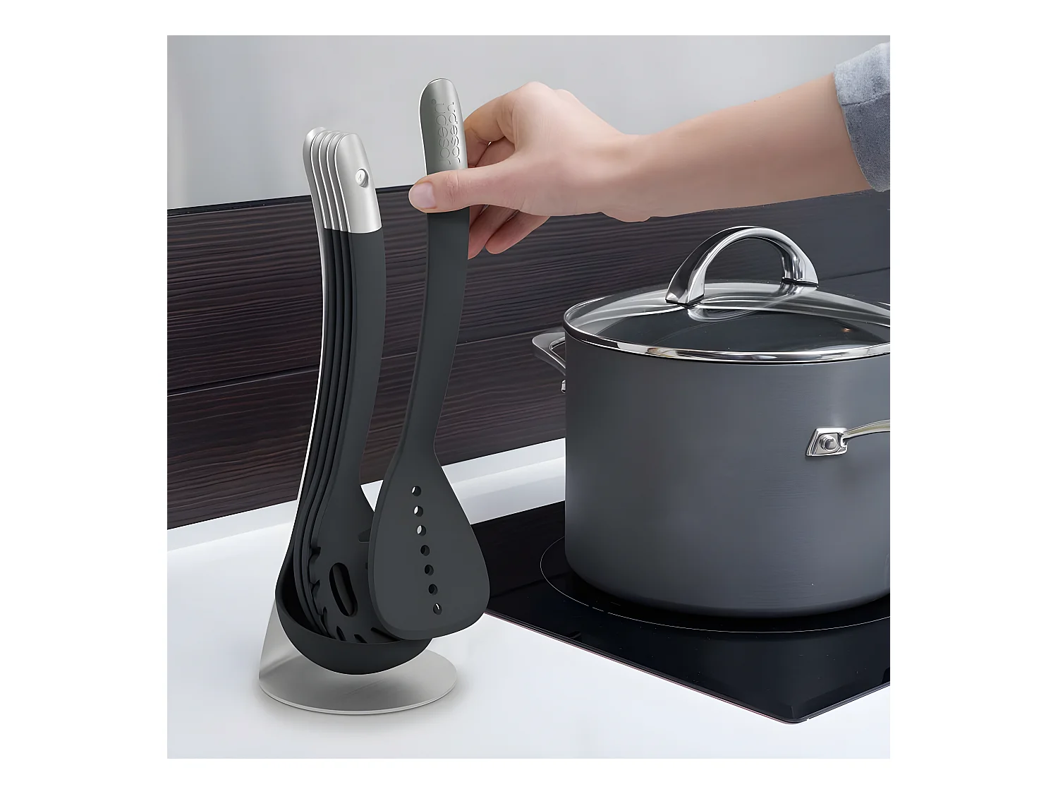 Magnet-Küchenartikel aus Edelstahl "Nest 100"