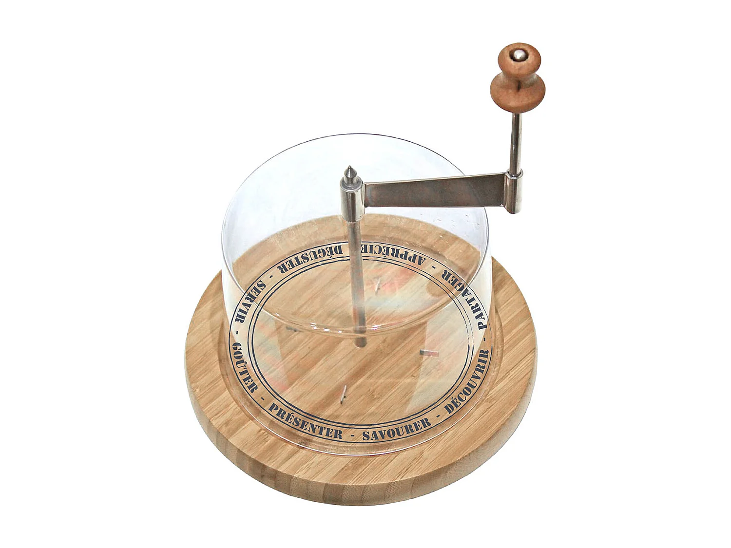 Raschietto per formaggio con campana 18 cm