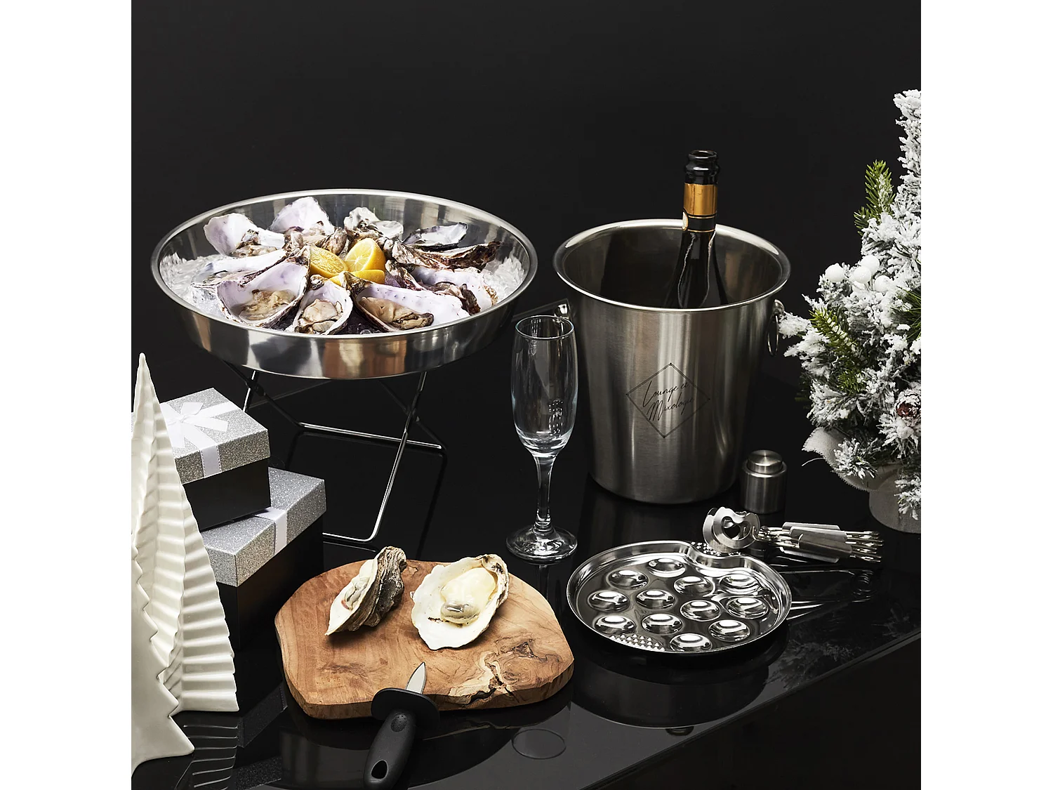 Ustensile A Escargots X12 Argent