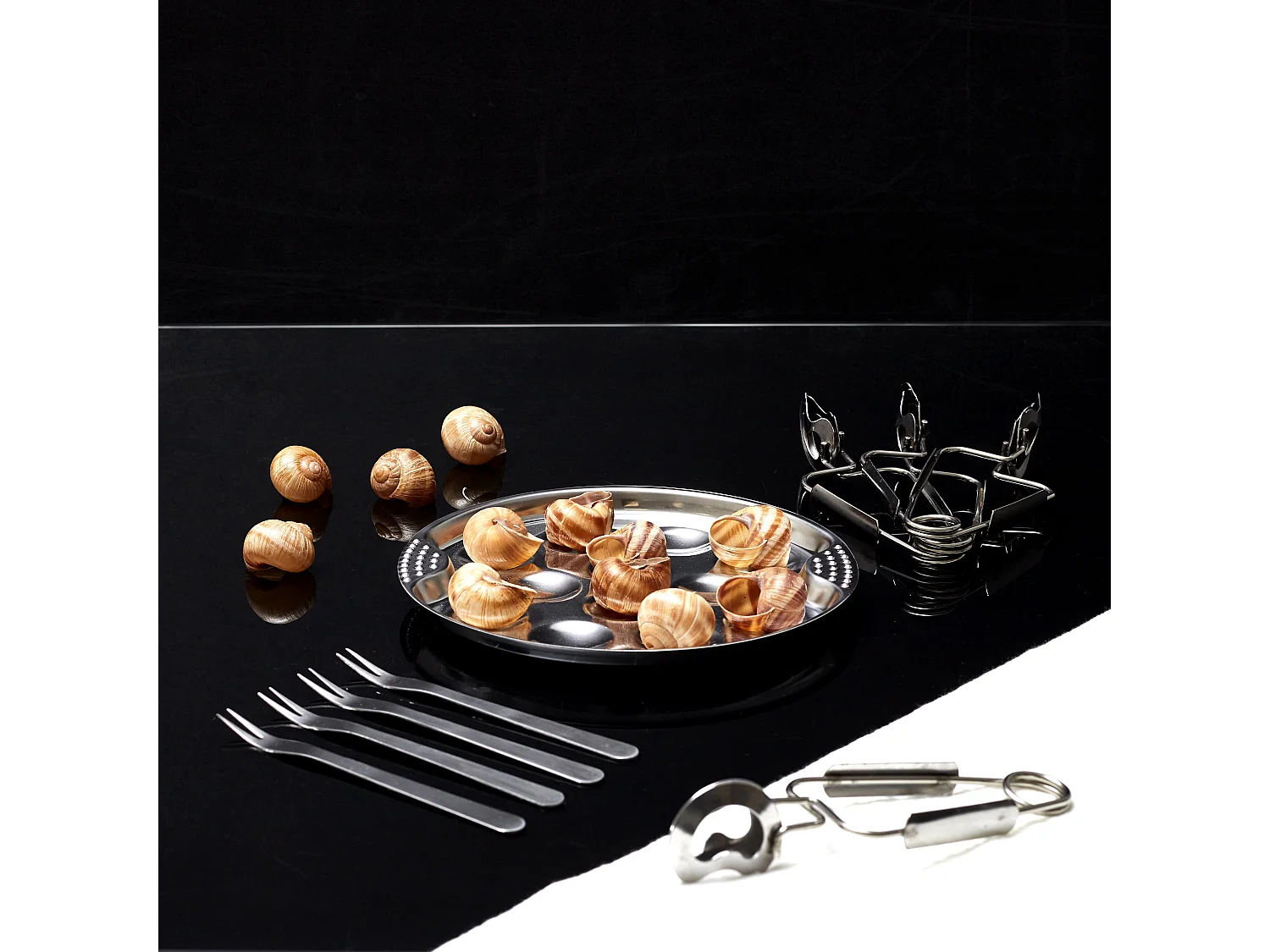 Ustensile A Escargots X12 Argent