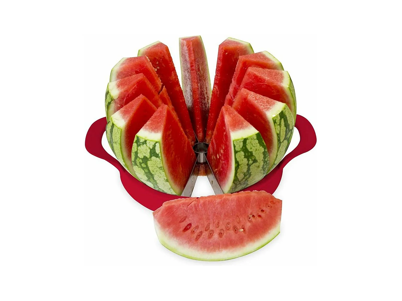 Cortadora de fruta de acero inoxidable de 24 cm