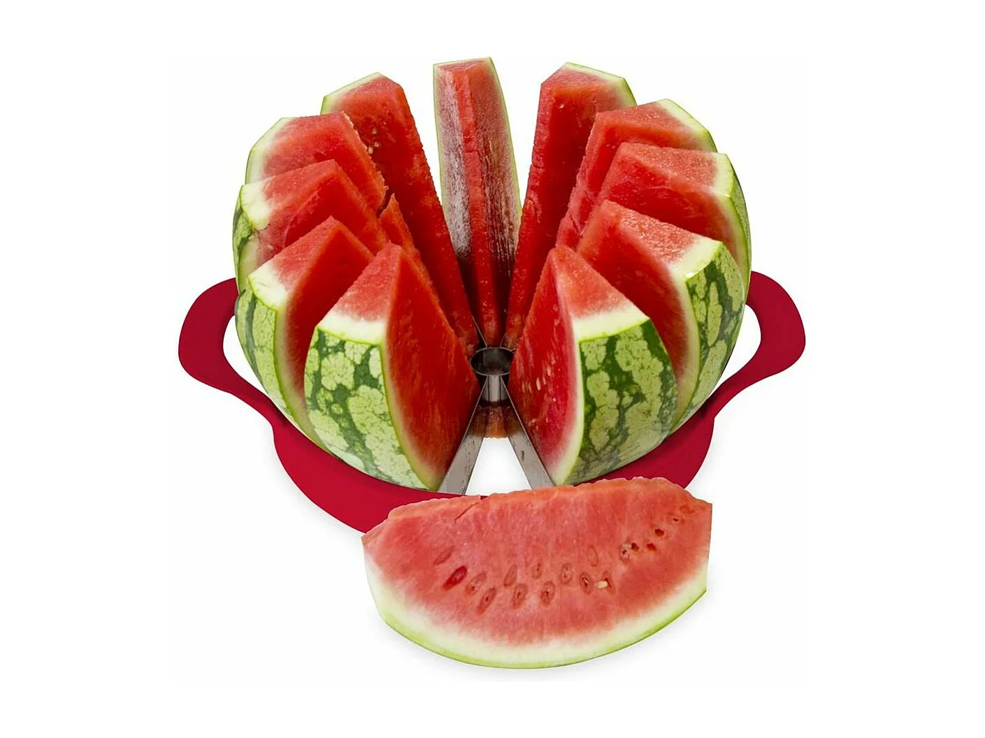 Obstschneider aus Edelstahl 24 cm